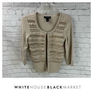 WHBM Cardigan with Embellishments